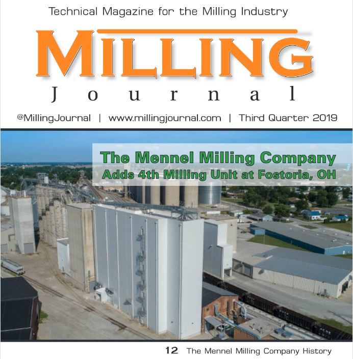 Mennel Milling Fostoria on the cover of Milling Journal Magazine