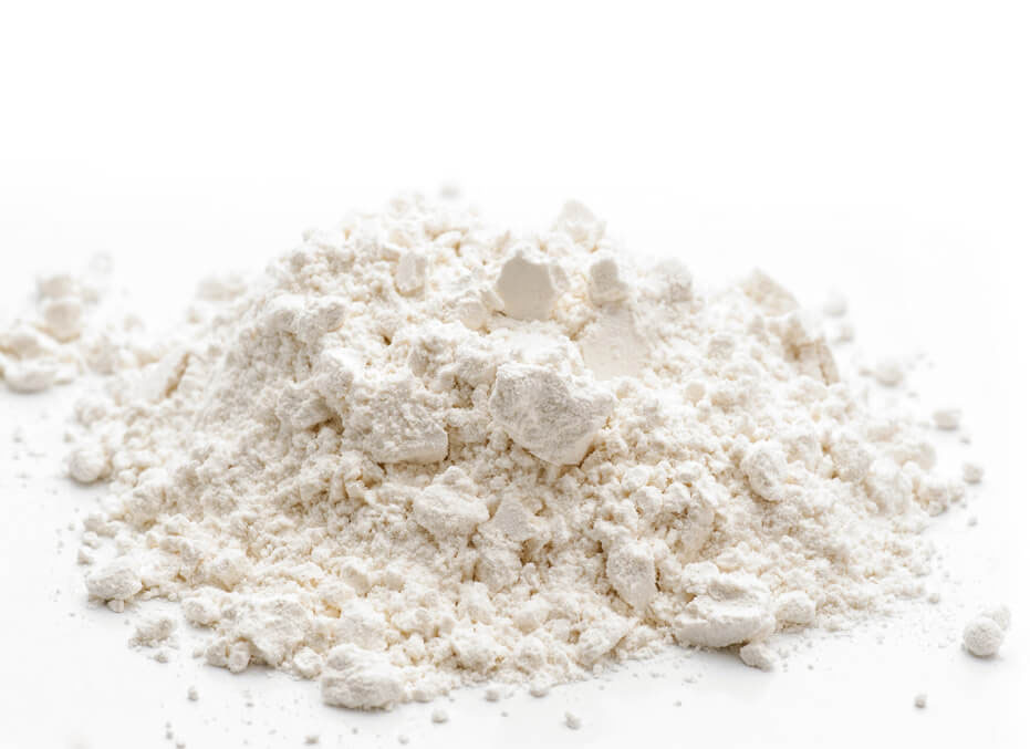 Large pile of wheat flour